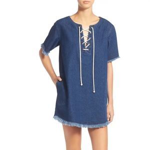 ASTR the Label Consuelo Shift denim dress